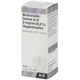 Brimonidintartrat AbZ 2 mg/ml 0,2%