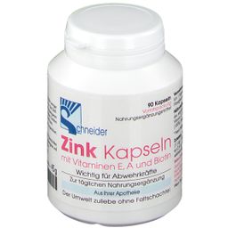 Schneider Zink Kapseln mit Vitaminen E, A und Biotin