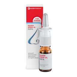 Nasenspray AL 0,05 % bei Schnupfen  für Kinder zwischen 2 und 6 Jahren