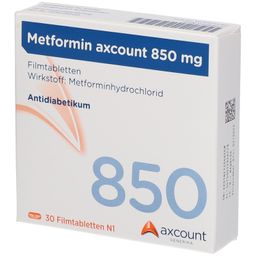 Metformin axcount 850 mg