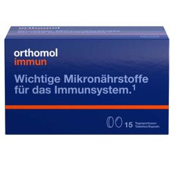 Orthomol Immun - Mikronährstoffe zur Unterstützung des Immunsystems - mit Vitamin C, Vitamin D und Zink - Tabletten/Kapseln