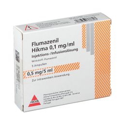 FLUMAZENIL Hikma 0,5 mg/5 ml Injektionslösung
