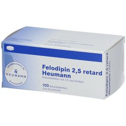 Felodipin 2,5 mg Retard Heumann