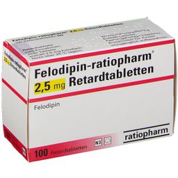 Felodipin-ratiopharm® 2,5 mg