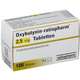 Oxybutynin-ratiopharm® 2,5 mg