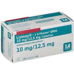 Lisinopril 1A Plus 10/12.5