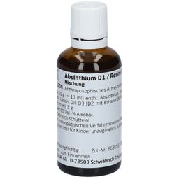 Absinthium D1 Resina Laricis D3 aa Dilution