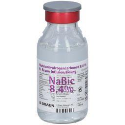 Natriumhydrogencarbonat 8,4% B.Braun Glas