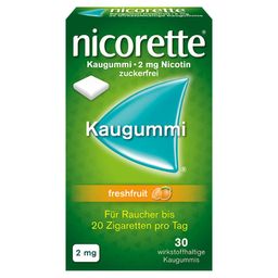 nicorette® Kaugummi freshfruit 2 mg - Jetzt 20% Rabatt sichern*