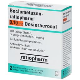 Beclometason-ratiopharm® 0,10 mg