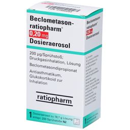 Beclometason-ratiopharm® 0,20 mg