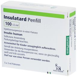 Insulatard fill 100 I.E./ml Zylinder