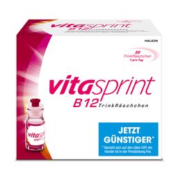Vitasprint B12 Trinkfläschchen, mit Vitamin B12 für mehr Energie