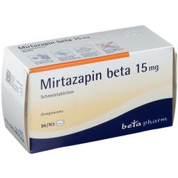 Mirtazapin beta 15 mg Schmelztabletten
