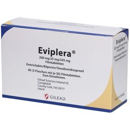 Eviplera 200 mg/25 mg/245 mg
