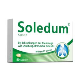 Soledum® Kapseln bei Erkältung, Bronchitis & Sinusitis
