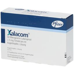 Xalacom® 50 µg Latanoprost + 5 mg Timolol pro ml