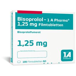 Bisoprolol 1A Pharm 1.25Mg
