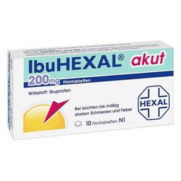 IbuHEXAL® akut 200 mg - Ihr Ibuprofen gegen Schmerzen für Ihre Hausapotheke