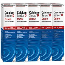 Calcium-Sandoz® D Osteo 600 mg/400 mg I.E.