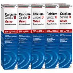 Calcium-Sandoz® D Osteo 600 mg/400 mg I.E.