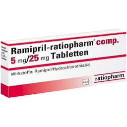Ramipril-ratiopharm® comp. 5 mg/25 mg