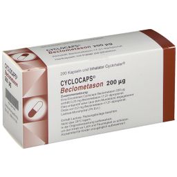 Cyclocaps Beclometason 200ug Inh.Kaps.+Cycloh.