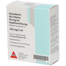 Amiodaron HCI Hikma 50 mg/ml