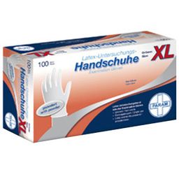 HANDSCHUHE Einmal Latex gepudert XL