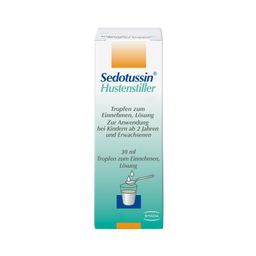 Sedotussin® Hustenstiller Tropfen – Arzneimittel gegen Reizhusten, mit dem Wirkstoff Pentoxyverin