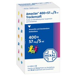 Amoclav® 400 mg + 57 mg/5 ml Trockensaft