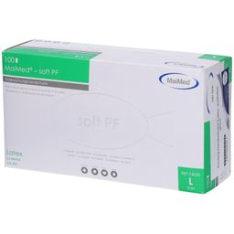 MaiMed soft PF Latex Handschuhe puderfrei Gr. L