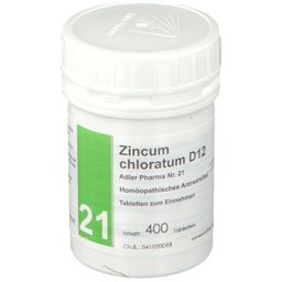 Adler Pharma Zincum chloratum D12 Biochemie nach Dr. Schüßler Nr. 21