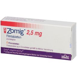 ZOMIG 2,5 mg