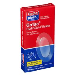 GoTac Hydro Gel-Pflaster oval 7,4 cm x 4,5 cm