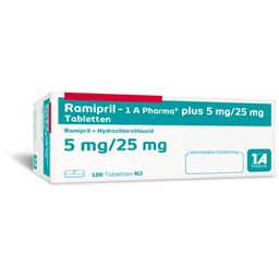 Ramipril 1A Ph Plus 5Mg/25