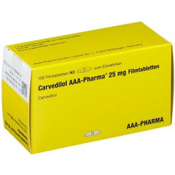 Carvedilol 25Mg AAA® Pharma