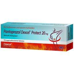 Pantoprazol Dexcel® Protect 20 mg, bei Sodbrennen und saurem Aufstoßen