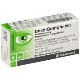 Dexa-Gentamicin Kombipackung AUgentropfen + Augensalbe