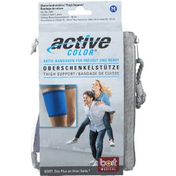 BORT ActiveColor® Oberschenkelstütze Gr. M blau