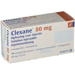 Clexane 8.000 I.E. 80 mg/0,8 ml