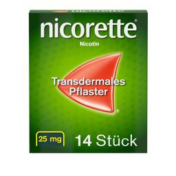 nicorette TX Pflaster mit 25 mg Nikotin zum Rauchen aufhören