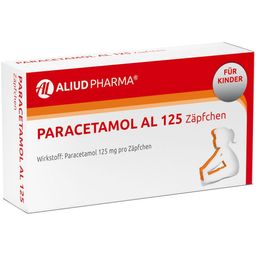 Paracetamol AL 125 Zäpfchen bei akuten Schmerzen und Fieber