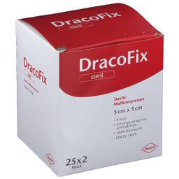 DracoFix Mullkompressen 5 x 5 cm, steril