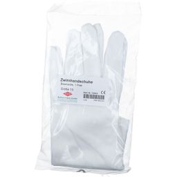 FRANK® Zwirnhandschuhe aus Baumwoll-Trikot weiß Gr. 15