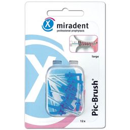 miradent Pic-Brush® Ersatz-Interdentalbürsten blau large 3,0 mm