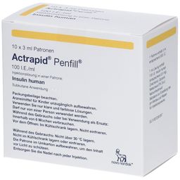 Actrapid fill 100 I.E./ml