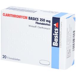 CLARITHROMYCIN BASICS 250 mg