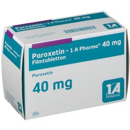 Paroxetin 1A Pharma® 40Mg