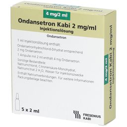 ONDANSETRON Kabi 2 mg/ml 4 mg Injektionslösung